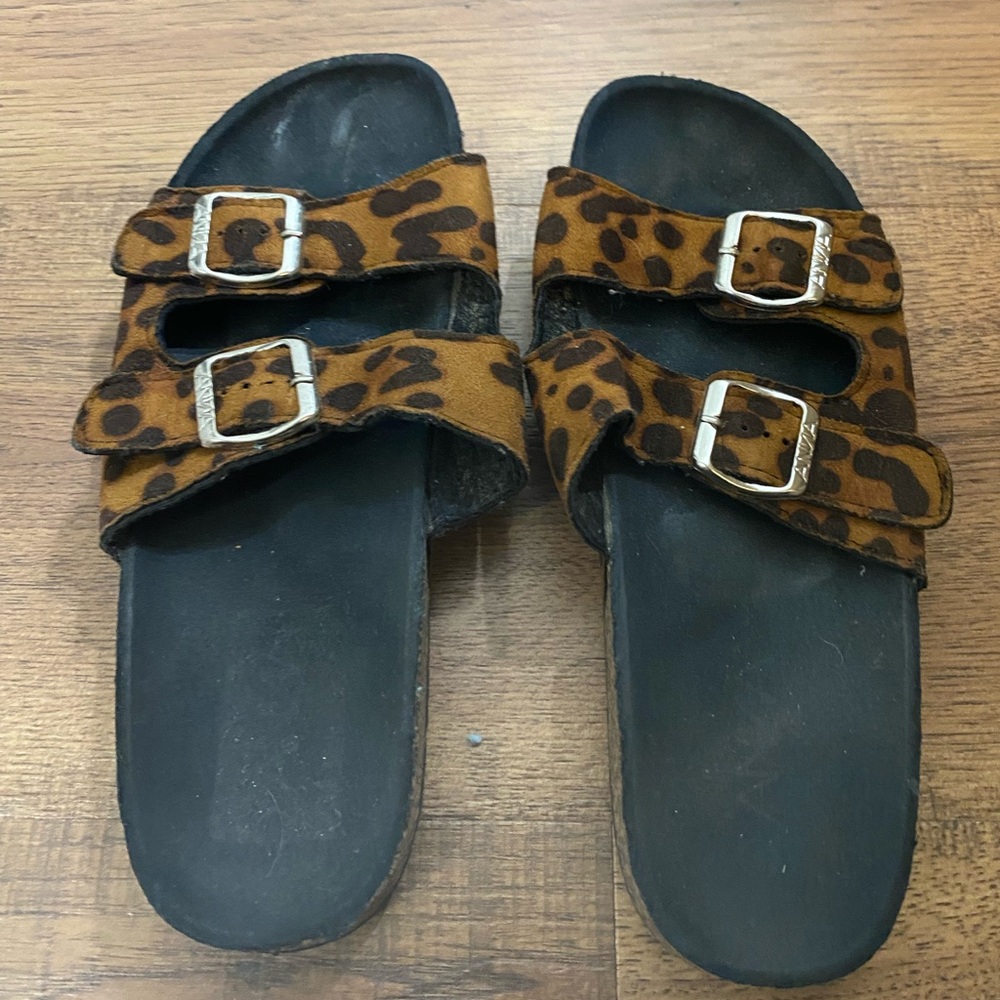 Leopard Sandals